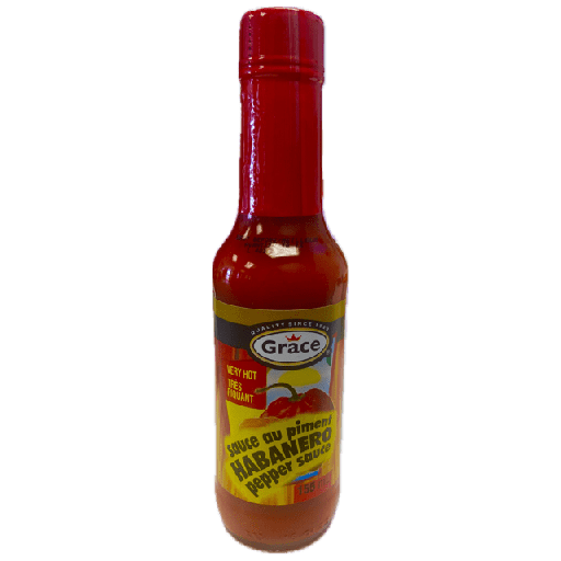 [055270839898] GRACE HARBANERO PEPPER SAUCE (155ML)