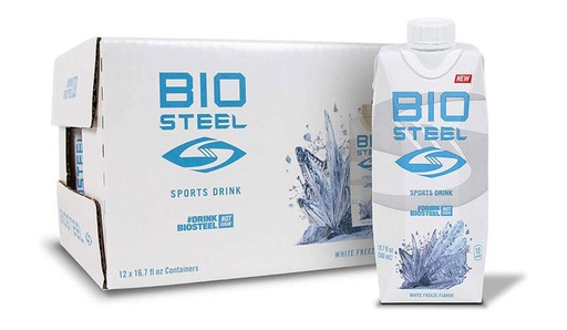 BIO STEEL WHITE FREEZE 500ML/12CT