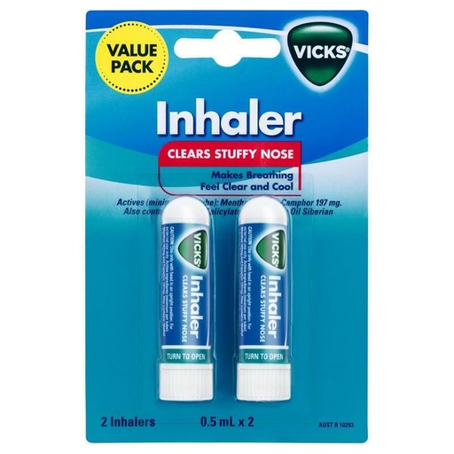 VICKS INHALER 2/PK