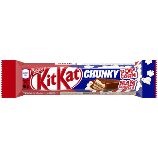 KITKAT CHUNKY POP CORN SINGLE BAR 49G 