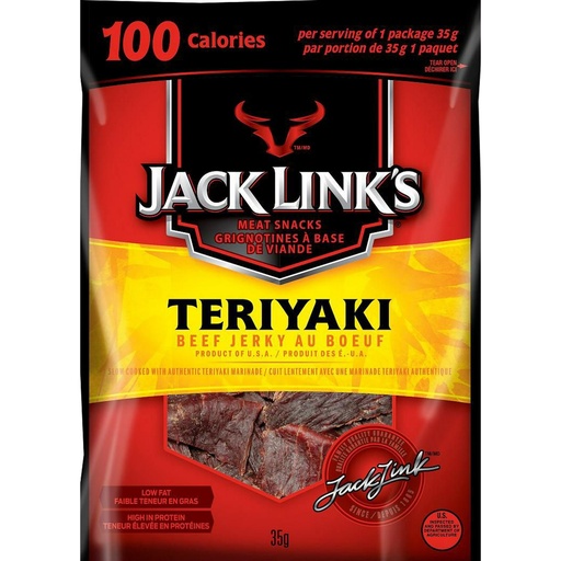 [J7391] JACK LINK'S TERIYAKI BEEF JERKY 35G