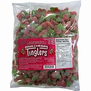 GUMMY ZONE SOUR CHERRY TINGLERS / 1KG