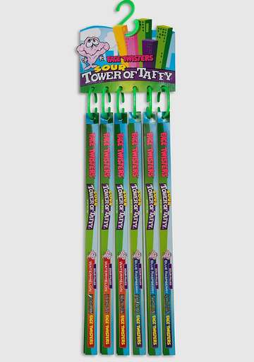 FACE TWISTERS SOUR TOWER TAFFY 