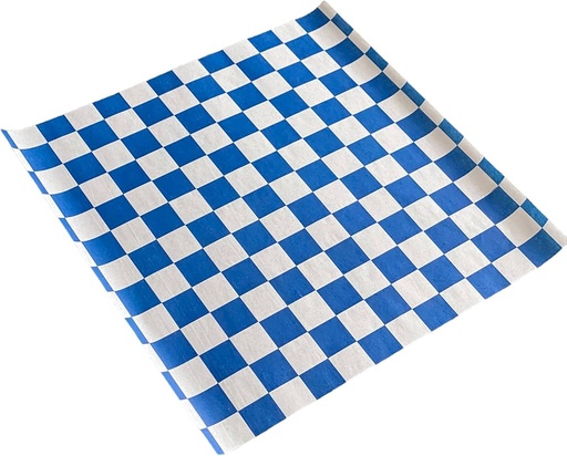 [415148] BLUE GINGHAM WRAPS 12"X12"/ 1000PC 