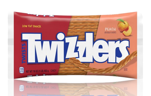 [9762] TWIZZLERS PEACH TWIST 453G