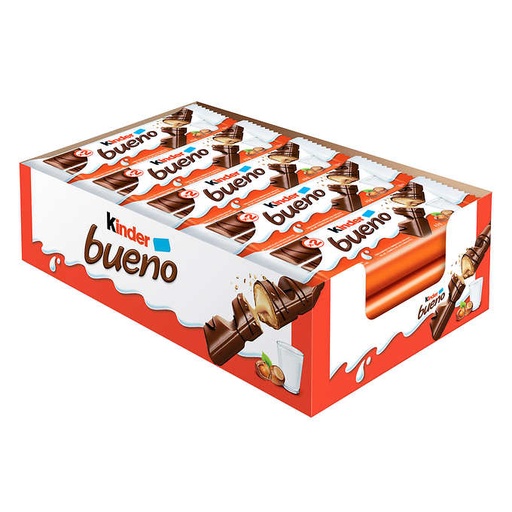 KINDER BUENO CHOCOLATE BAR 43G/ 20CT