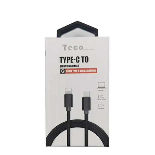 [197190301663] TECO TUBE 1M USB C TO LIGHTNING
