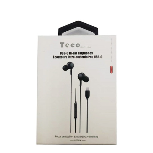 [819716666499] TECO TYPE C EARPHONE  