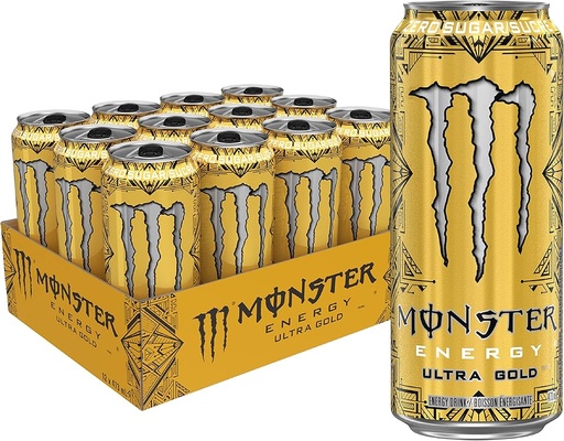 [070847027379] MONSTER ENERGY GOLD 473ML/24CT 