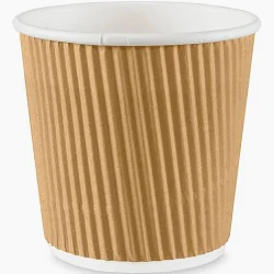 [711099614732] RIPPLE PAPER CUP 4OZ / 25PK 