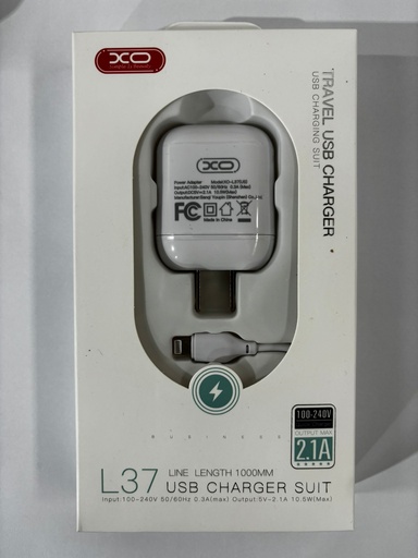 [L37C] TRAVEL USB CABLE W/ CHARGER LIGHTNING IPHONE