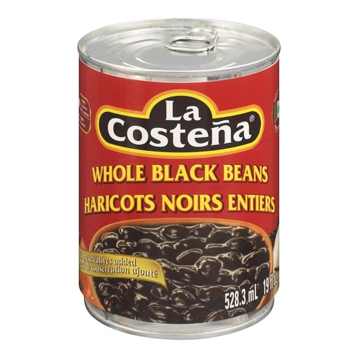 [076397889207] LA COSTENA WHOLE BLACK BEANS 528.3ML