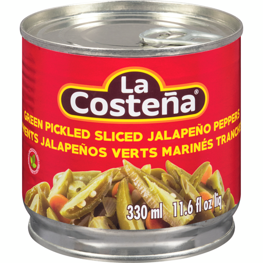[076397889054] LA COSTENA GREEN PICKLED SLICED JALAPENO 330ML