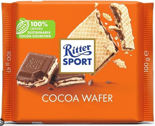 RITTER COCOA WAFER 100G