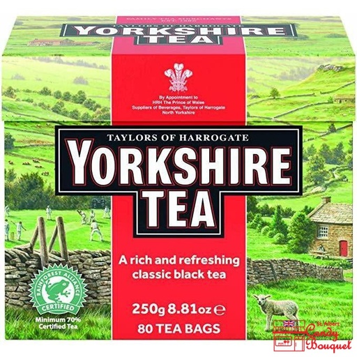 [615357112063] YORK SHIRE RED TEA 80 BAGS