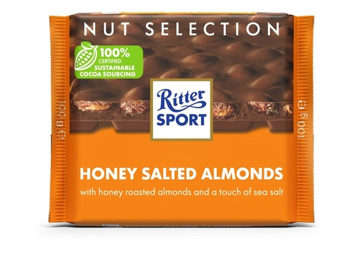 [RIT120] RITTER HONEY SEA-SALT ALMONDS 100G