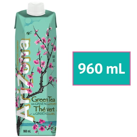[613008747688] ARIZONA GINSENG & HONEY GREEN TEA 960mL (CA)