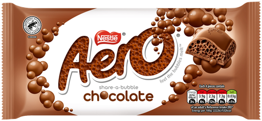 AERO CHOCOLATE BLOCK 90G 