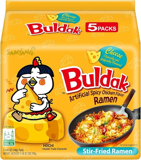[SYR-064C] SAMYANG BULDAK CHEESE NOODLE 700/G  