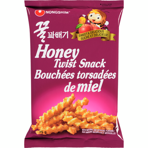 [01014] NONGSHIM HONEY TWIST SNACK 75G  