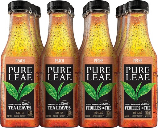[069000148853] PURE LEAF PEACH 547ML/ 12CT 