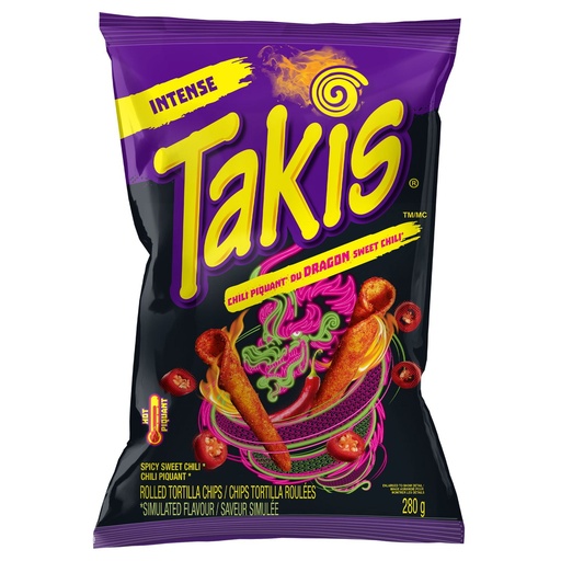 [950836] TAKIS DRAGON SWEET CHILI 280G