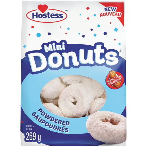 [777550824379] HOSTESS MINI DONUTS PWD SUGAR 269G