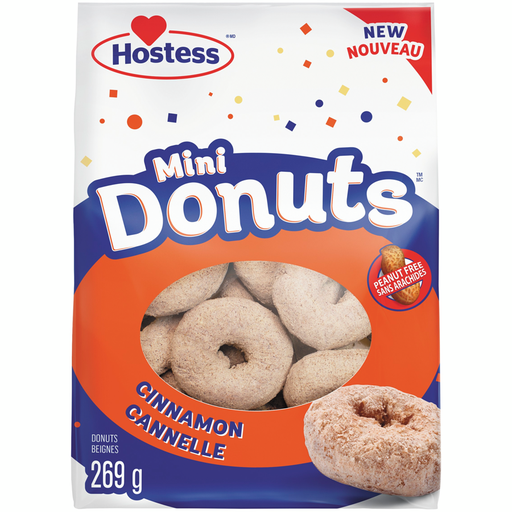 [777550824386] HOSTESS MINI DONUTS CINAMON 269G 