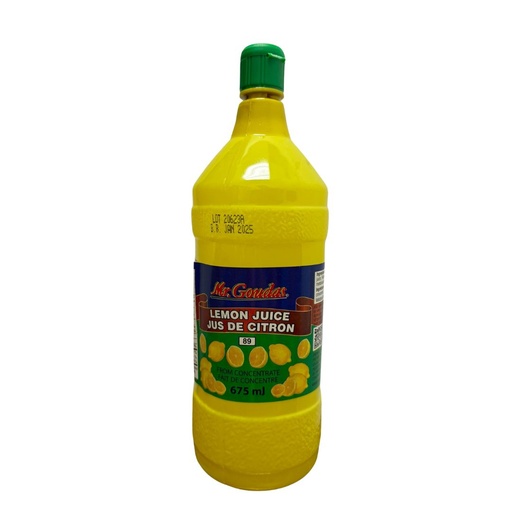 [065349000890] MR.G LEMON JUICE 675ML