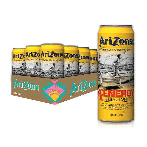 [613008718466] ARIZONA RX ENERGY 680ML/24PK 
