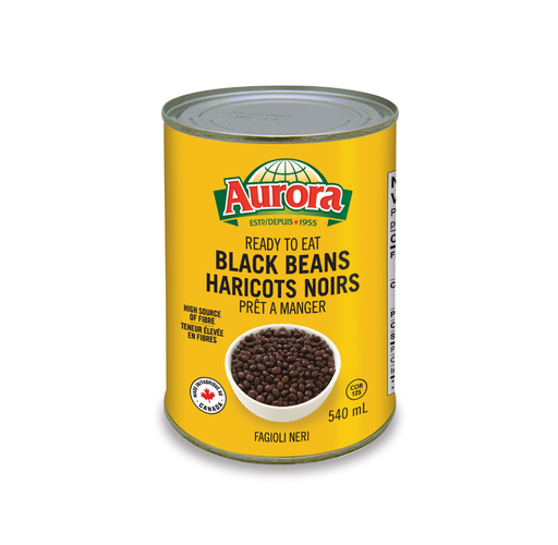 [061659012929] AURORA BLACK BEANS 540ML