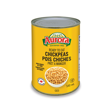 [061659000322] AURORA CHICK PEAS 540ML