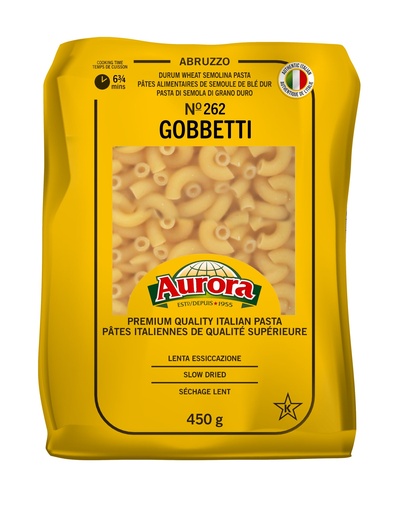 [061659020641] AURORA GOBBETTI PASTA 450G
