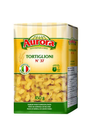 [061659020788] AURORA TORTIGLIONI PASTA #37/ 450G