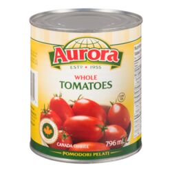 [061659000742] AURORA WHOLE TOMATOES 796ML