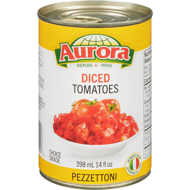 [061659002098] AURORA DICED TOMATOES 398ML