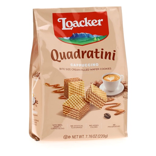 [076580004875] LOACKER QUAD CAPPUCCINO 220G