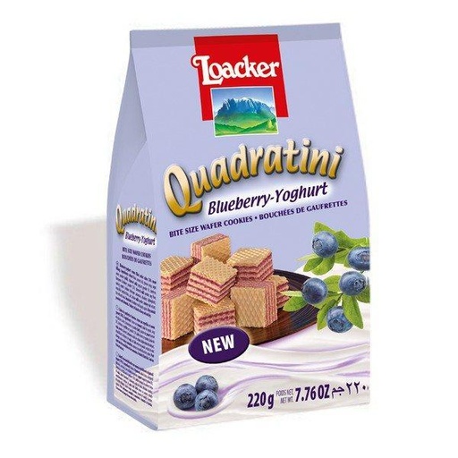 [34311] LOACKER QUAD BLUEBERRY YOGURT 220G