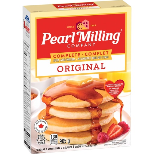[055577104132] PEARL MILLING COMPLETE ORIGINAL PANCAKE MIX 90G