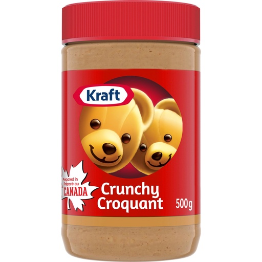 [068100084221] KRAFT PEANUT BUTTER CRUNCHY 500G