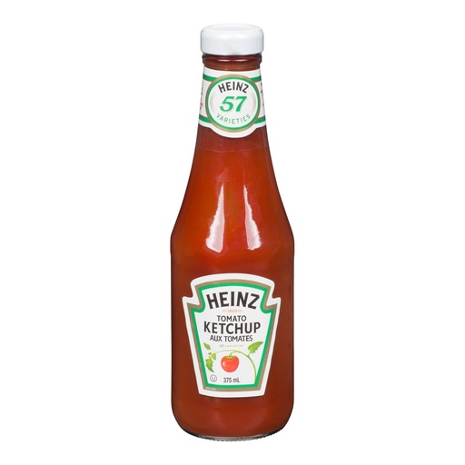 [055] HEINZ KETCHUP GLASS BOTTLE 375ml