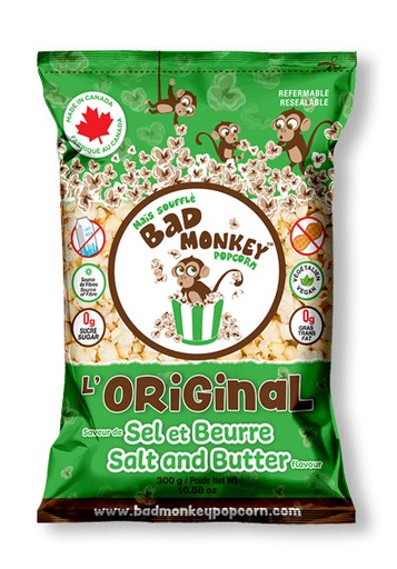 [628110499066] BAD MONKEY S & B ORIGINAL POPCORN 300G