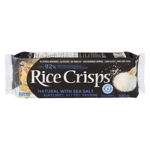 [686352807070] HOT KID RICE CRISPS W/SEA SALT 100G