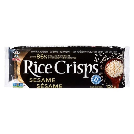 [13019] HOT KID RICE CRISPS SESAME 100G 