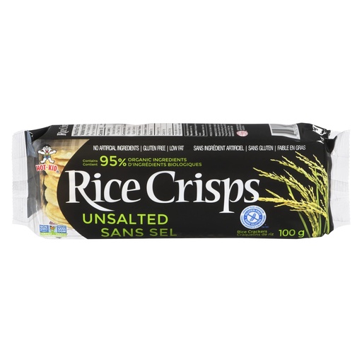 [686352807087] HOT KID RICE CRISPS UNSALTED 100G