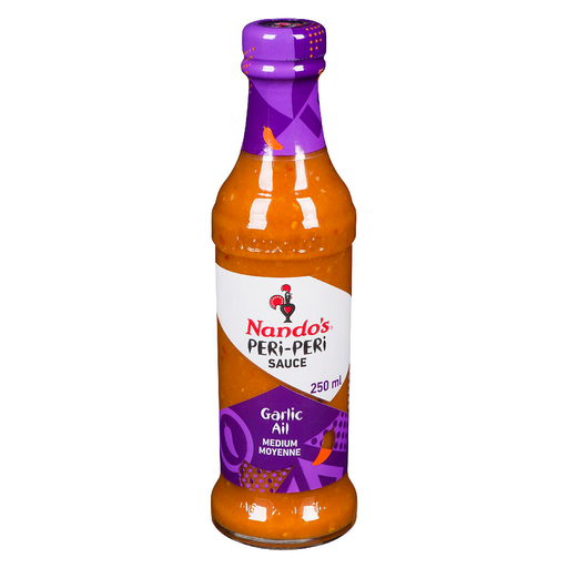 [655273000655] NANDO'S PERI-PERI SAUCE GARLIC 250ML