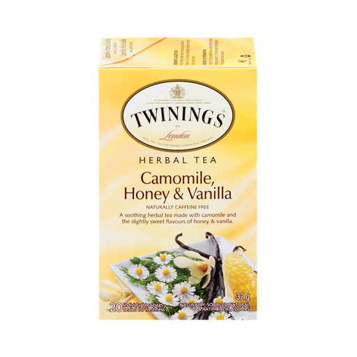 [070177216597] TWININGS CAMOMILLE HONEY TEA 32G/20CT 