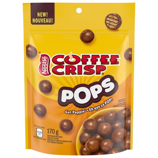 [059800746717] COFFEE CRISP POPS POUCH 170G