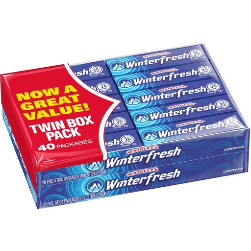 [6691] WRIGLEY WINTERFRESH GUM 40PK