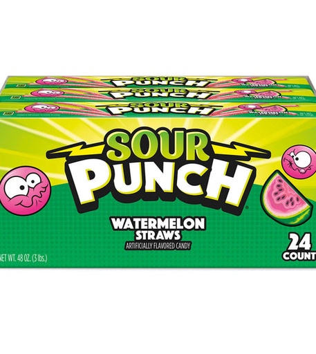 [0499]  SOUR PUNCH WATERMELON 48OZ/24CT